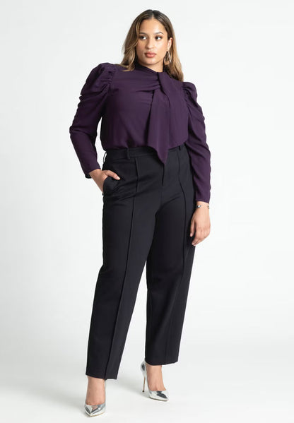 ELOQUII Drape Front Blouse 2