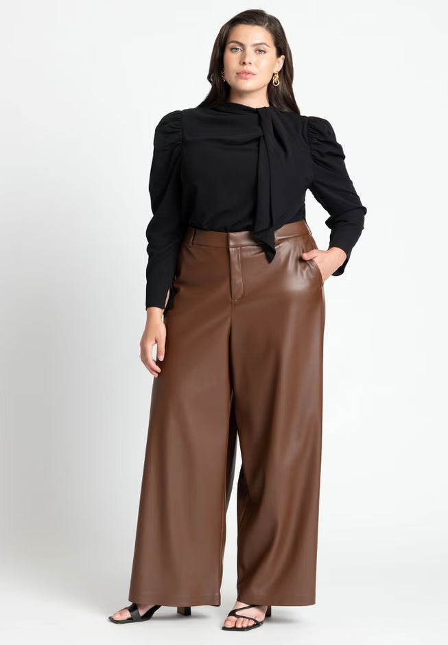 ELOQUII Drape Front Blouse 2