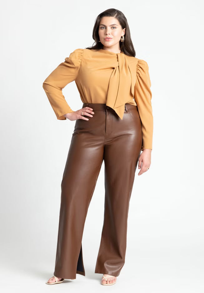 ELOQUII Drape Front Blouse 3