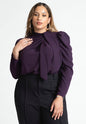 ELOQUII Drape Front Blouse 2