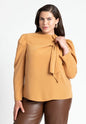 ELOQUII Drape Front Blouse 3