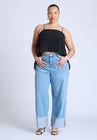 ELOQUII Cascading Crop Top