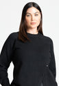 ELOQUII Women's Asym Placket Sweater