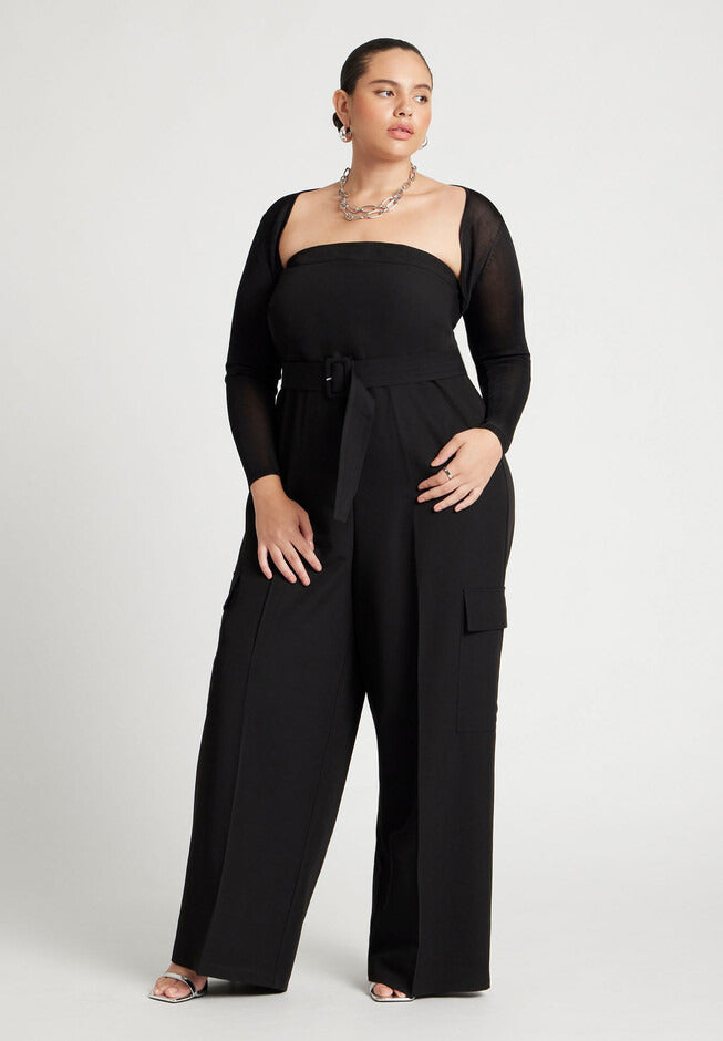 ELOQUII Women's Fine Knit Bolero