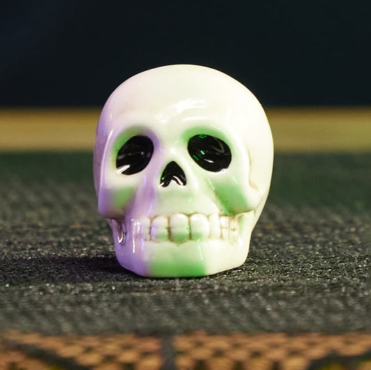 Cracker Barrel Skull Mini Salt Shaker