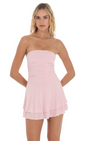 Lucy in the Sky Strapless Ruched A-line Dress