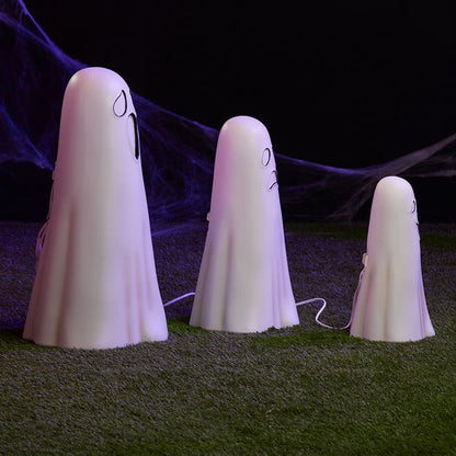 Cracker Barrel 3 Piece Light-up Ghost Blow Mold