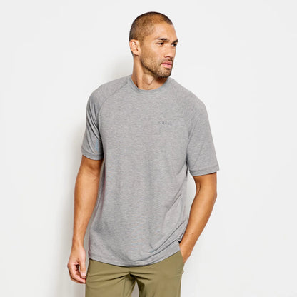 Orvis Men's Men's DriCast Short-Sleeve Crewneck T-Shirt - LIGHT GREY HEATHER
