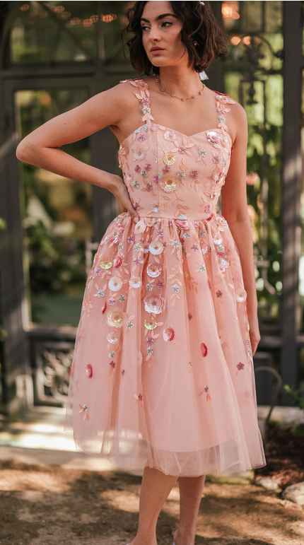JessaKae Elowen Dress -  Pink