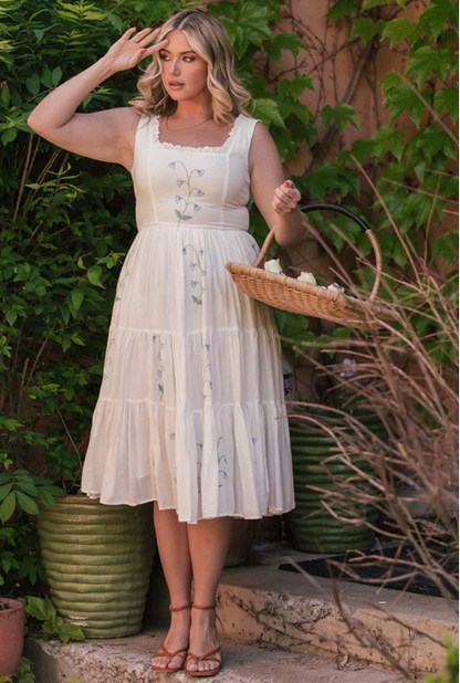 JessaKae Summer Meadow Dress - White