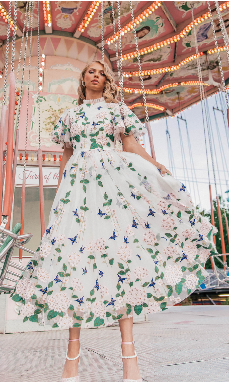 JessaKae Margy Dress - Pearl