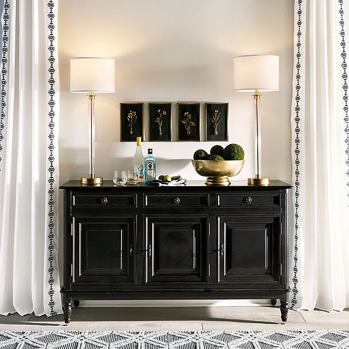 Ballard Designs Fleur De Tole Black Wall Decor