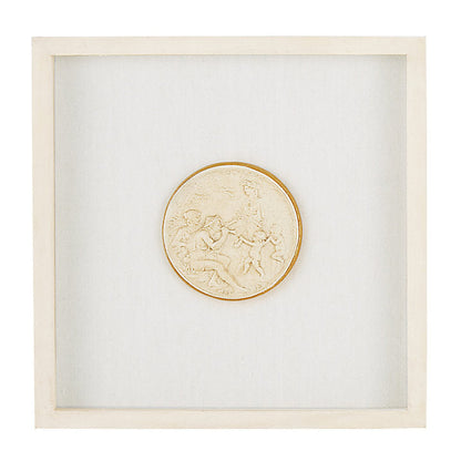 Ballard Designs Valenti Framed Intaglio Art - Natural