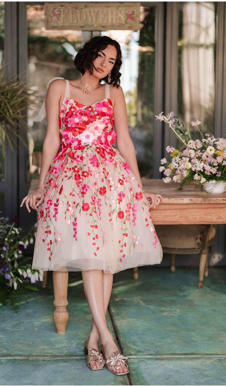 JessaKae Blossom Dress -  Pink