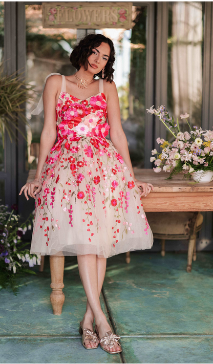 JessaKae Blossom Dress -  Pink