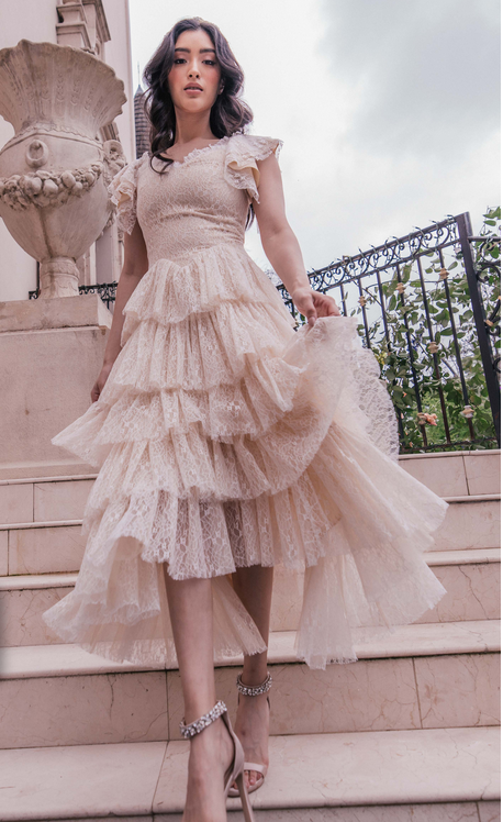 JessaKae Mia Dress - Champagne