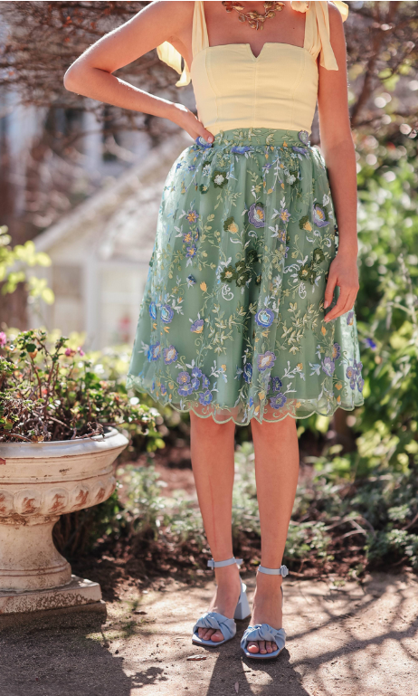 JessaKae Meadow Skirt - Green