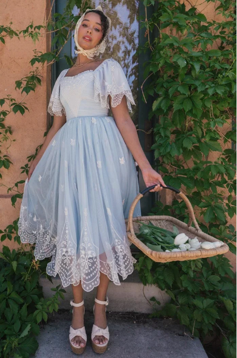 JessaKae Seraphina Dress - Blue Bell