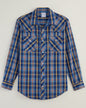 BLAIR Haband Long-Sleeve Snap-Tastic Western Shirt