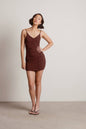 Tobi Alina Ruched Bodycon Mini Dress x2