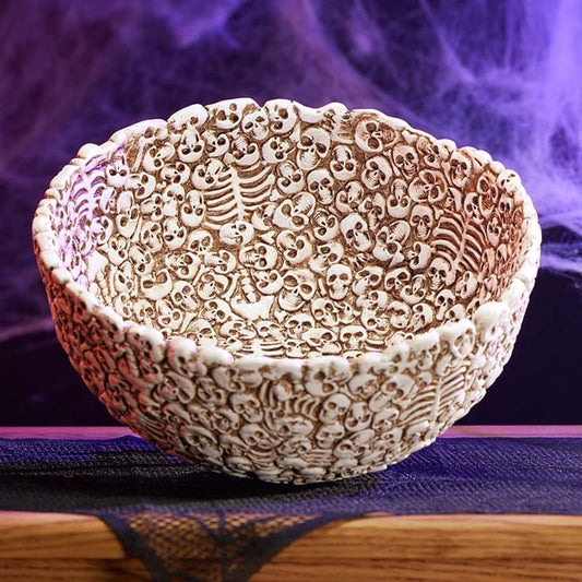Cracker Barrel Decorative Skull Bowl