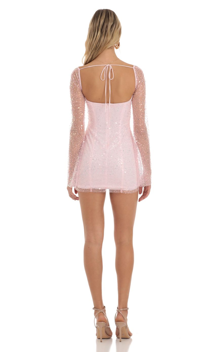 Lucy in the Sky Sequin Corset Dress