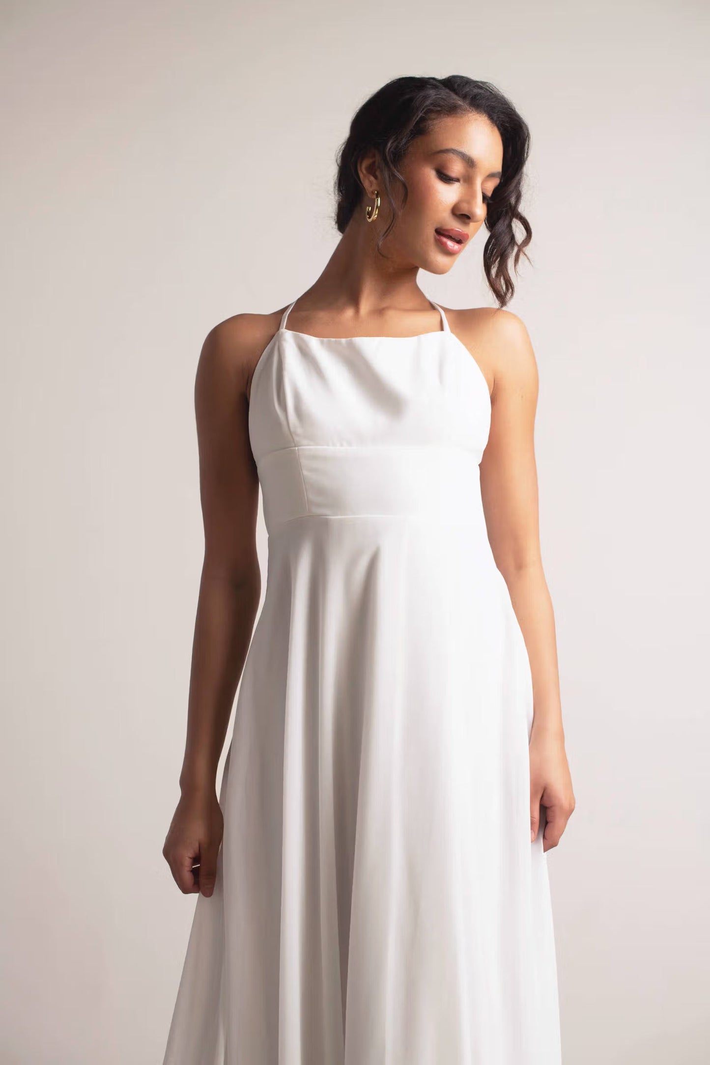 Tobi Know You Love Me High Slit Empire Maxi Dress