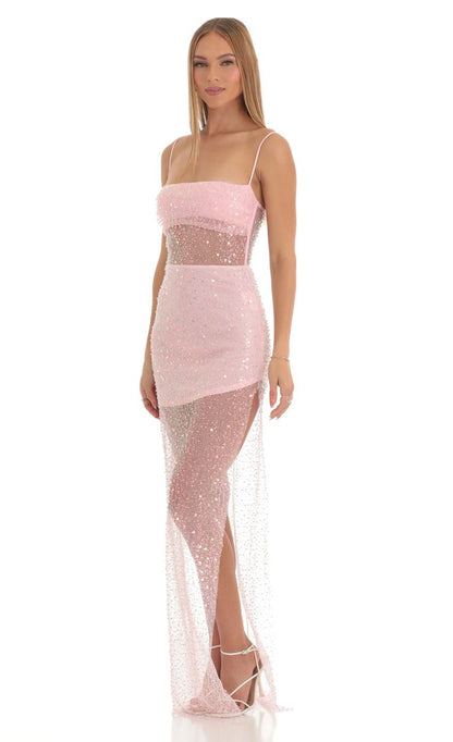 Lucy in the Sky Sequin Maxi Dress