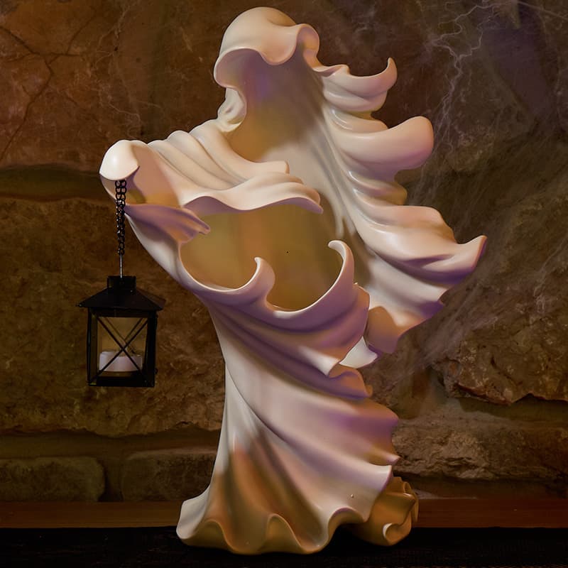Cracker Barrel Ghost with Lantern