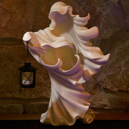 Cracker Barrel Ghost with Lantern