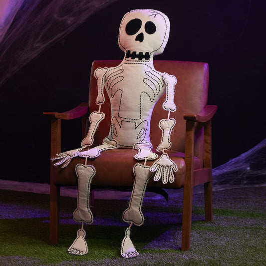 Cracker Barrel Skeleton Sitter