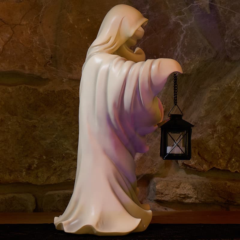 Cracker Barrel Ghost with Lantern