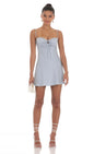 Lucy in the Sky Satin Open Back Dress