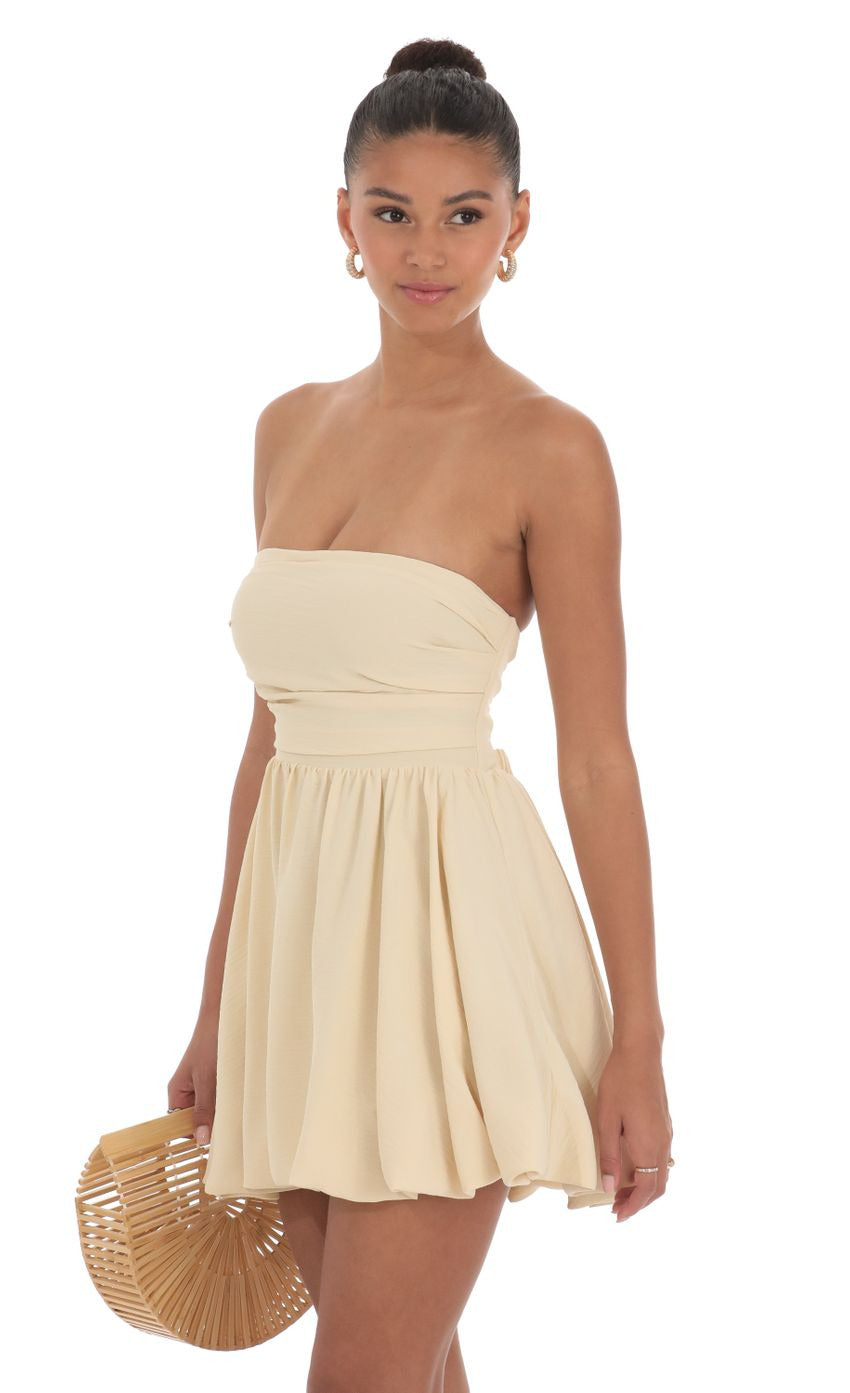 Lucy in the Sky Strapless Bubble Dress