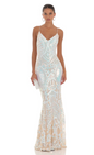 Lucy in the Sky Lyssa Iridescent Sequin Mermaid Dress