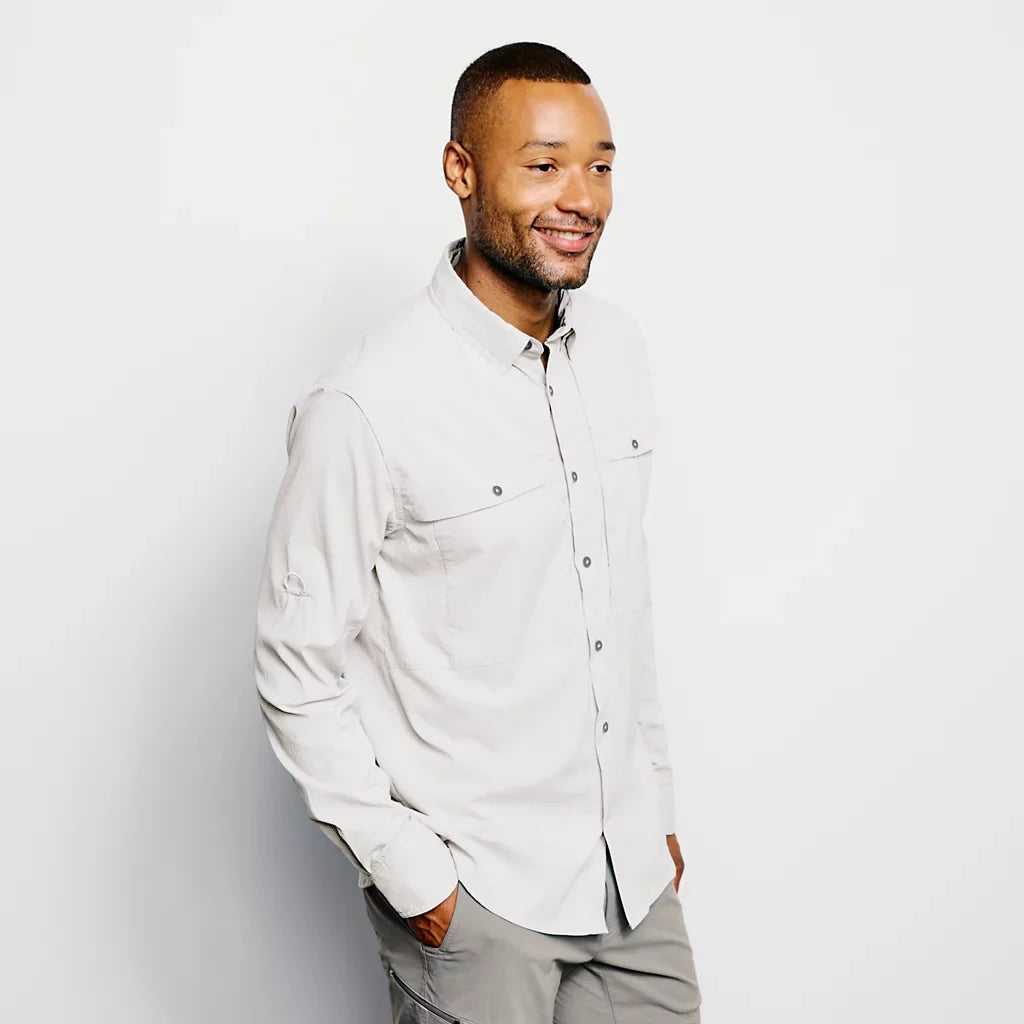 Orvis Men's Open Air Caster Long-Sleeve Shirt - WHITE