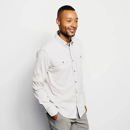 Orvis Men's Open Air Caster Long-Sleeve Shirt - WHITE