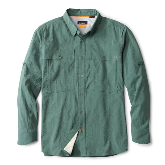 Orvis Men's Open Air Caster Long-Sleeve Shirt - PEACOCK/ALOE