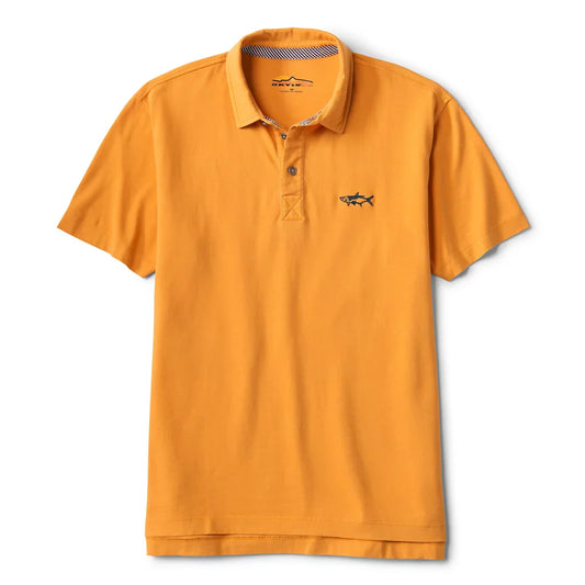 Orvis Men's Angler’s Polo Shirt - TANGERINE