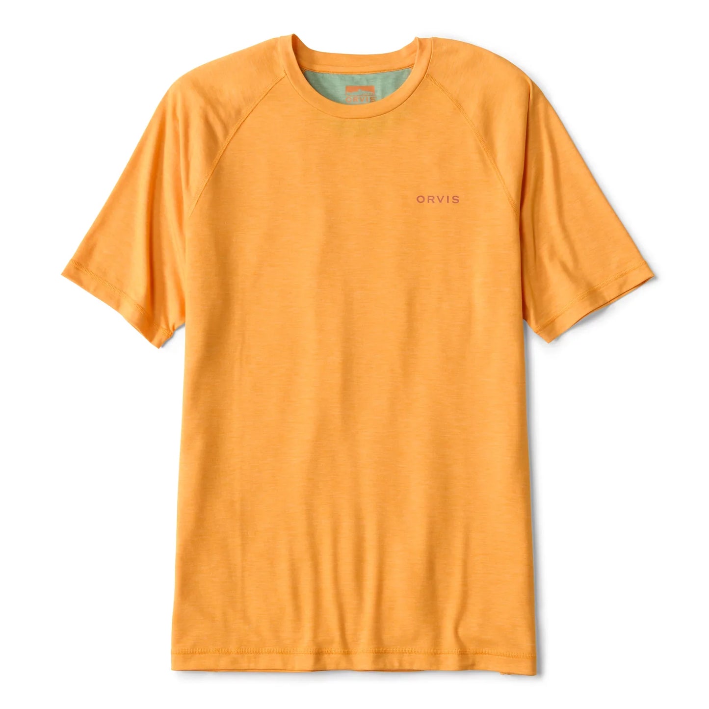 Orvis Men's Men's DriCast Short-Sleeve Crewneck T-Shirt - TANGERINE