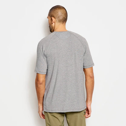 Orvis Men's Men's DriCast Short-Sleeve Crewneck T-Shirt - LIGHT GREY HEATHER