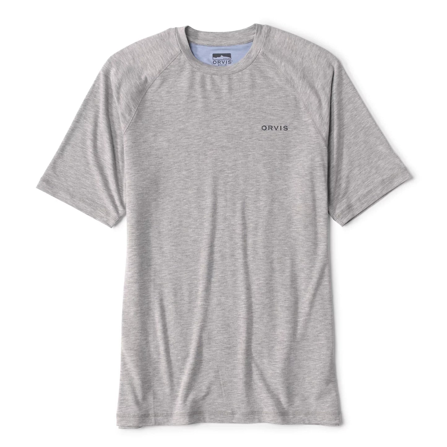 Orvis Men's Men's DriCast Short-Sleeve Crewneck T-Shirt - LIGHT GREY HEATHER