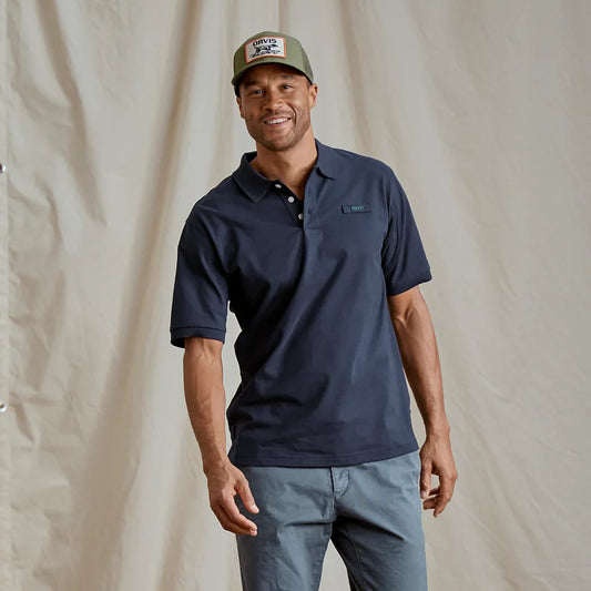 Orvis Men's Orvis Lightweight Signature Short-Sleeve Polo - TRUE NAVY