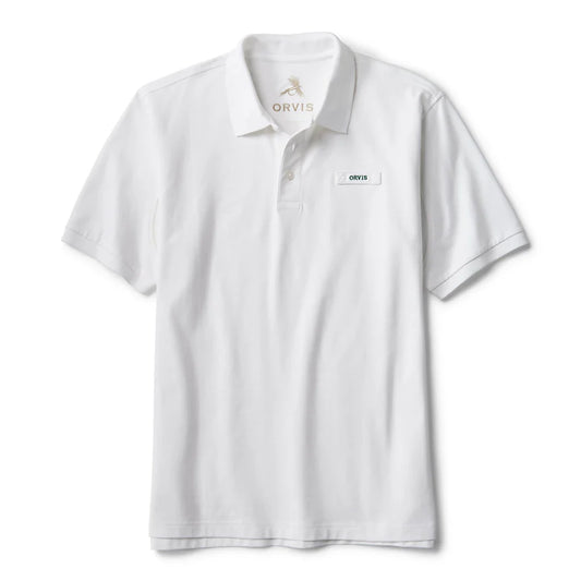 Orvis Men's Orvis Lightweight Signature Short-Sleeve Polo - WHITE