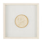 Ballard Designs Valenti Framed Intaglio Art - Natural