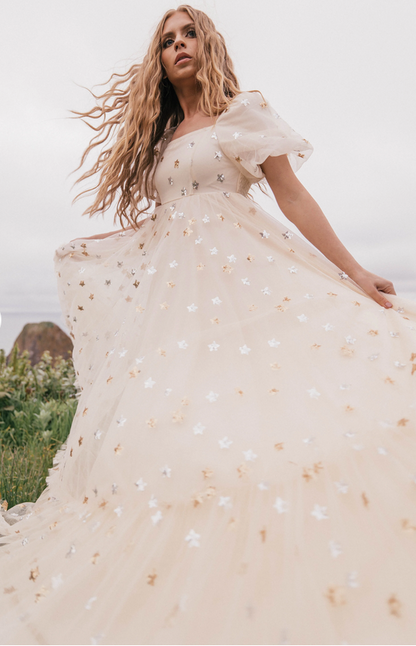 JessaKae Wendy Dress - Cream Star