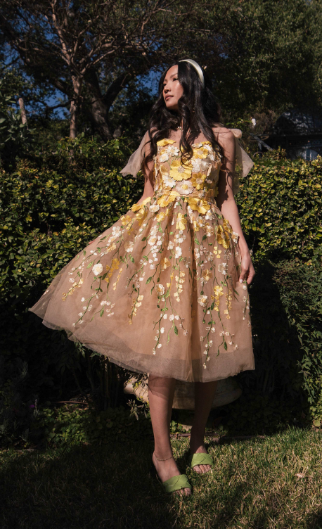 JessaKae Blossom Dress -  Yellow