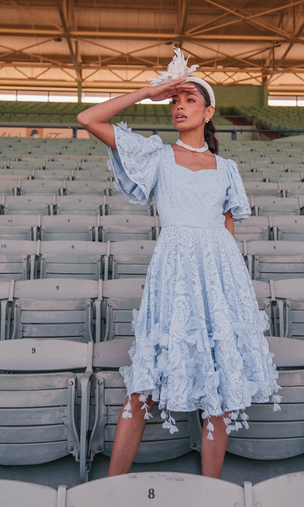 JessaKae Paisley Dress - Blue