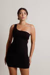 Tobi Bettina One Shoulder Open Back Mini Dress x2