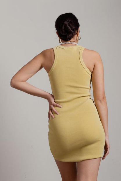 Tobi Henri Ribbed Bodycon Mini Dress x2